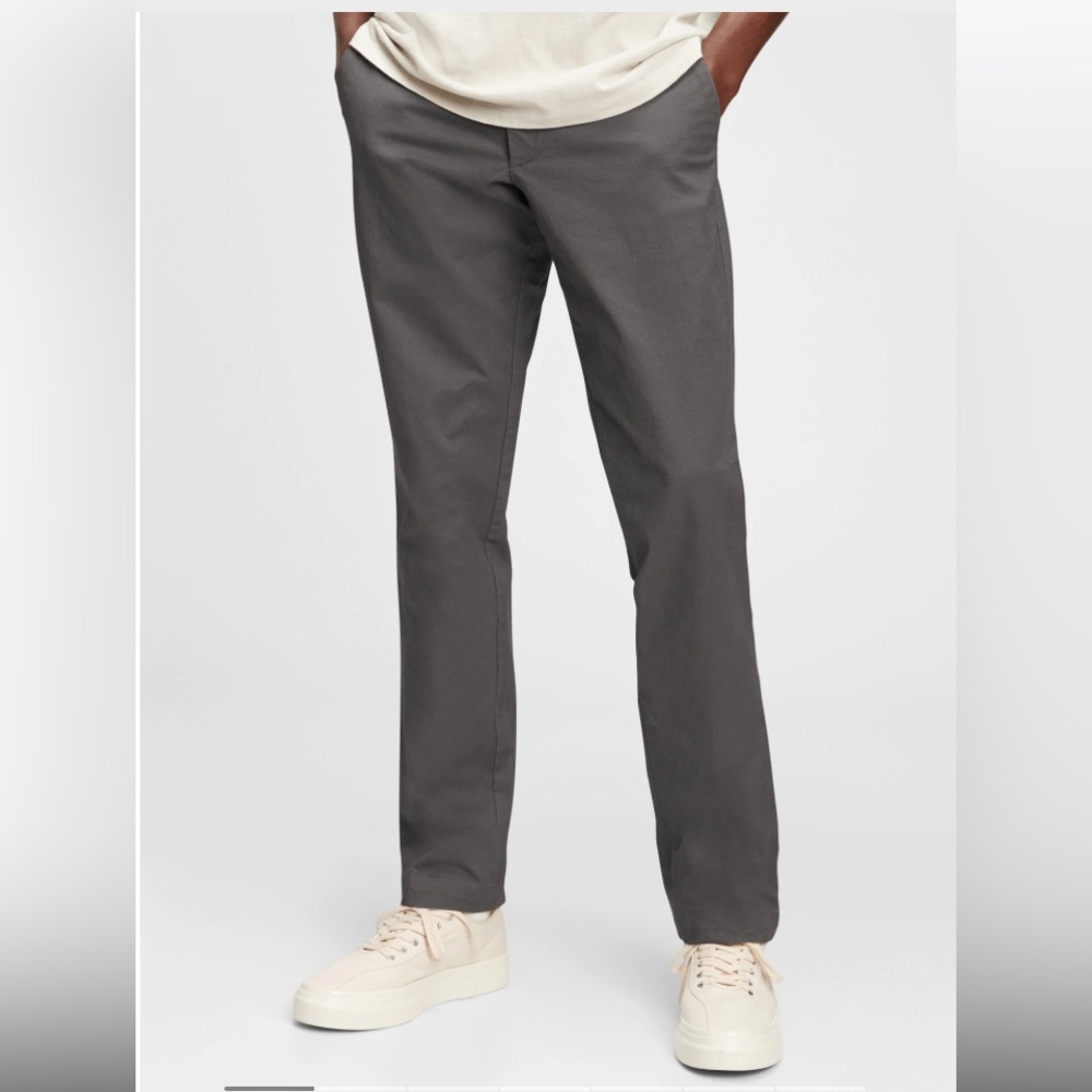 Gap Modern Khakis in Slim Fit with GapFlex Sz 32x34 Gray